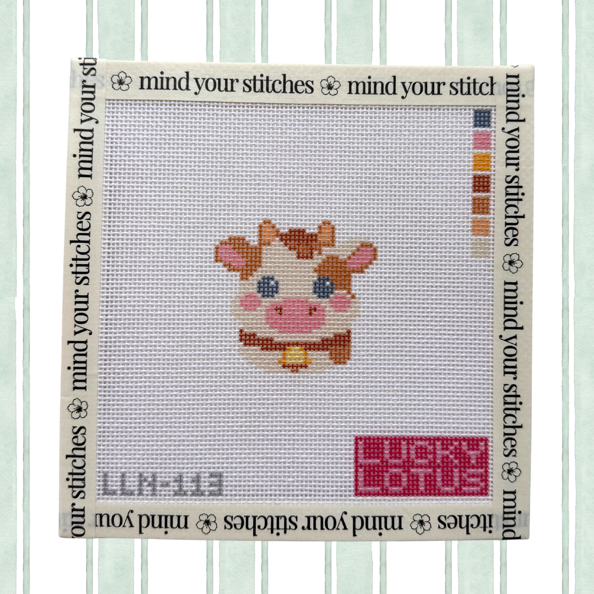 Lucky Littles Cow Canvas