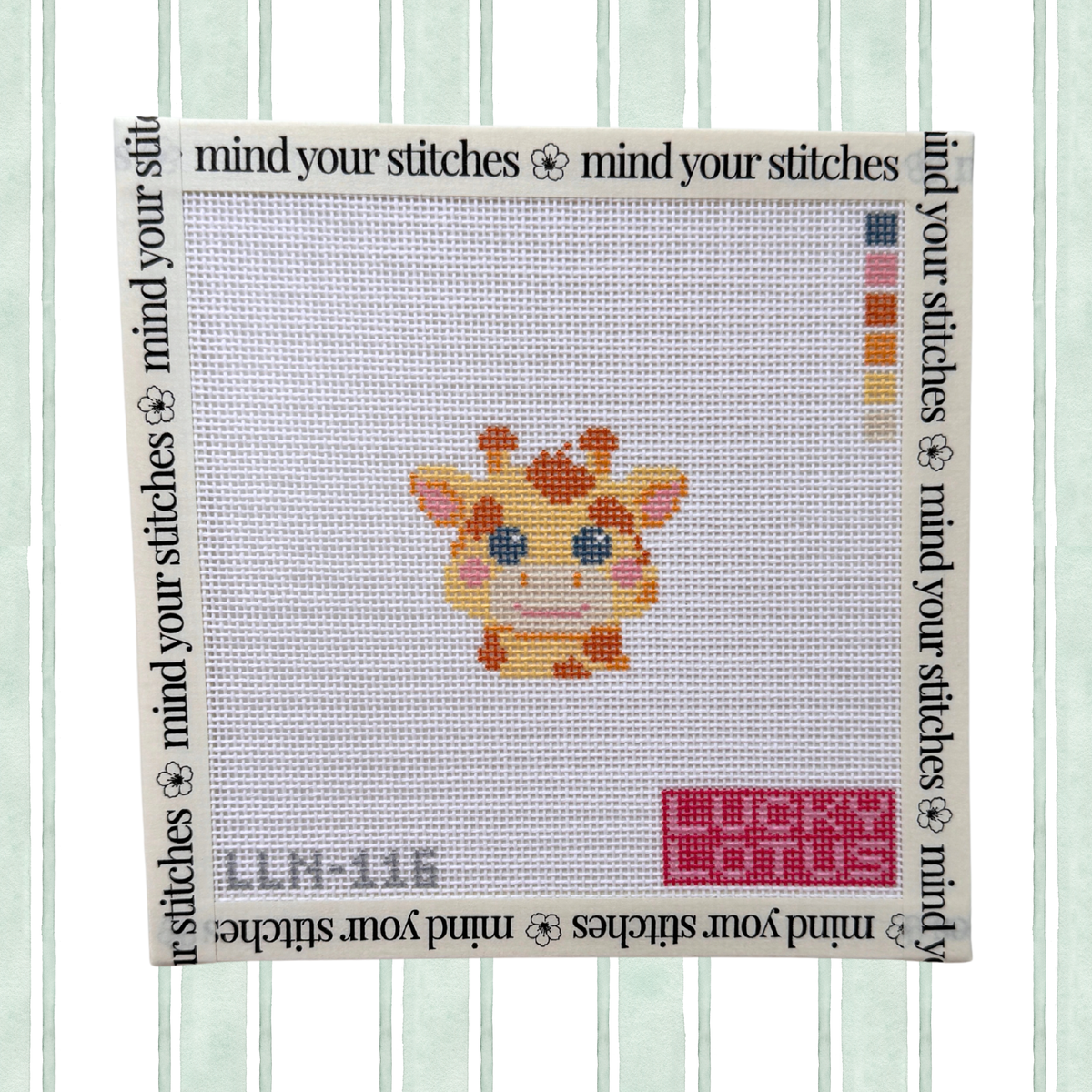Lucky Littles Giraffe Canvas