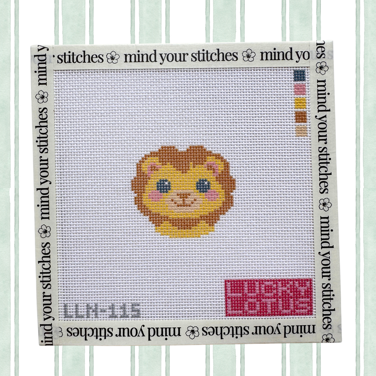 Lucky Littles Lion Canvas