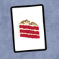 Digital Chart - Red Velvet Cake Slice